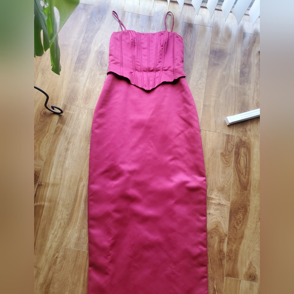 Modern maids Red corset dress